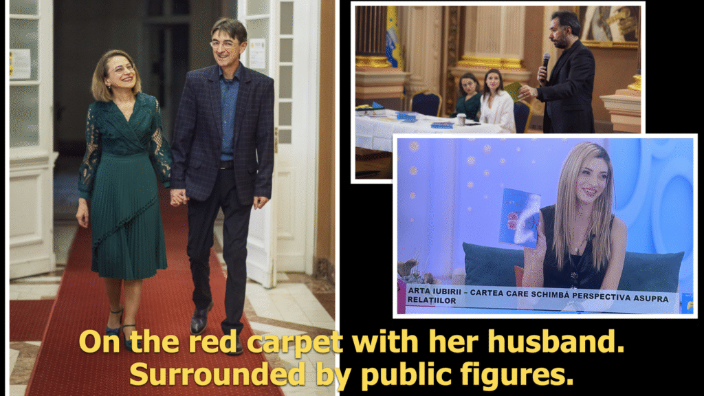Pași pe covorul roșu. Corina are succes!
